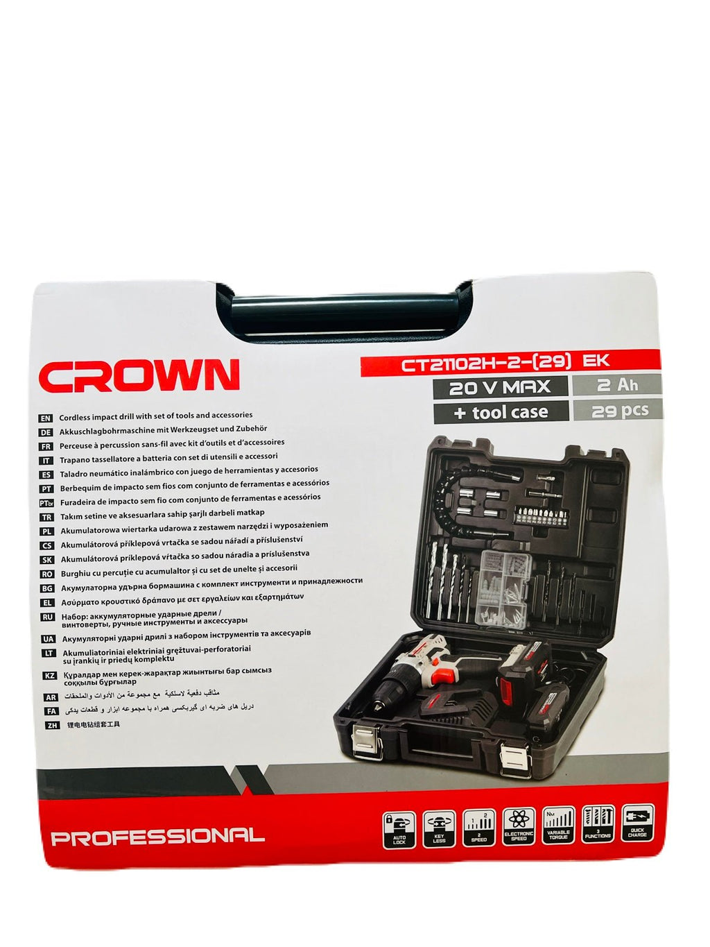 Visseuse CROWN 29Pieces - Bricol PRO